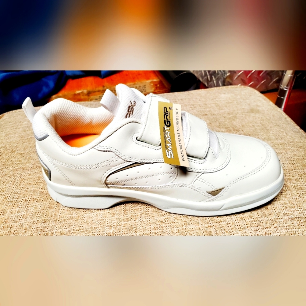 Apex G8210 2-strap X walker men's white walking shoe